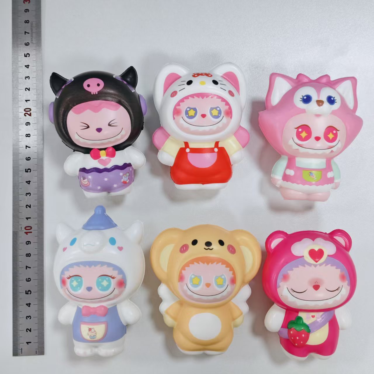 산리오 여장 풀 천(약 12cm)