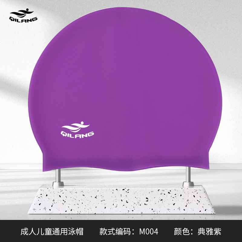 Adultos y niños sombreros de silicona personalizados logotipo de impresión de dibujo de muestra OEM sin estrangular sombreros de buceo fuente de trabajo