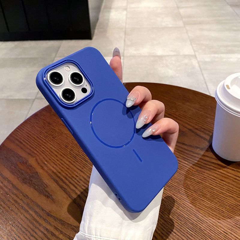 简约细圈磁吸苹果手机壳适用iPhone16promax小众小米15高级保护套|undefined