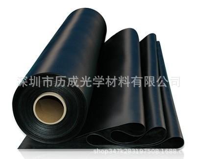 无卤黑色磨砂防火PC薄膜 有卤磨砂PC黑色防火阻燃PC薄膜