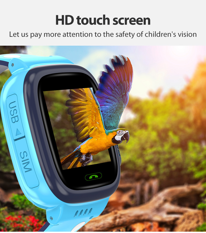 Reloj inteligente para niños Y92 con posicionamiento LBS + WiFi, resistente al agua, modo de espera prolongado, 680 MAH, varios idiomas_voghion.com