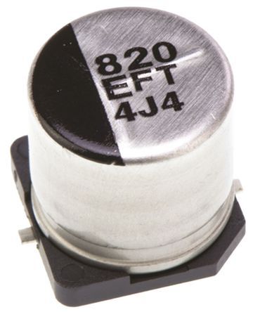 EEEFT1E821AP 松下小体积铝电解电容器 820uf 25V ±20% 低ESR