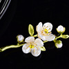 Plant lamp, elegant brooch, advanced accessory lapel pin, Japanese and Korean, flowered, high-quality style