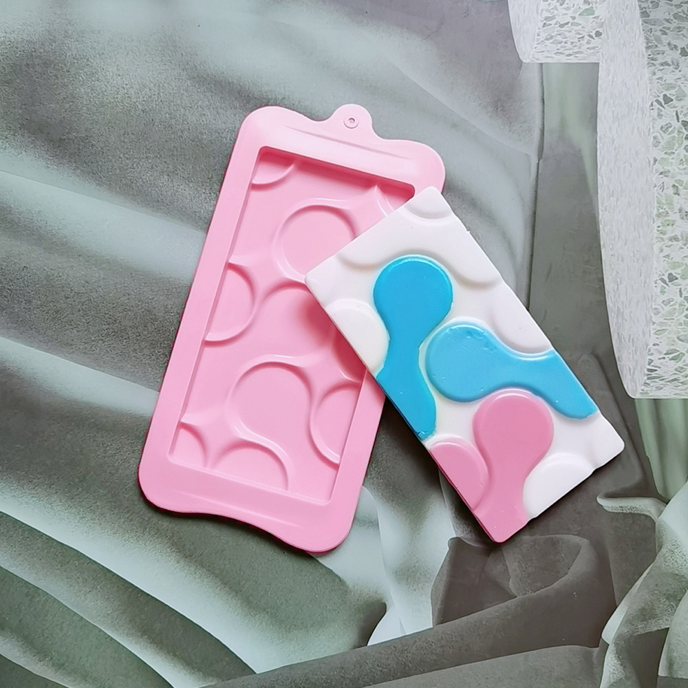 126 galletas de chocolate molde de silicona molde de postre pastel de cocina horneador Ma Green