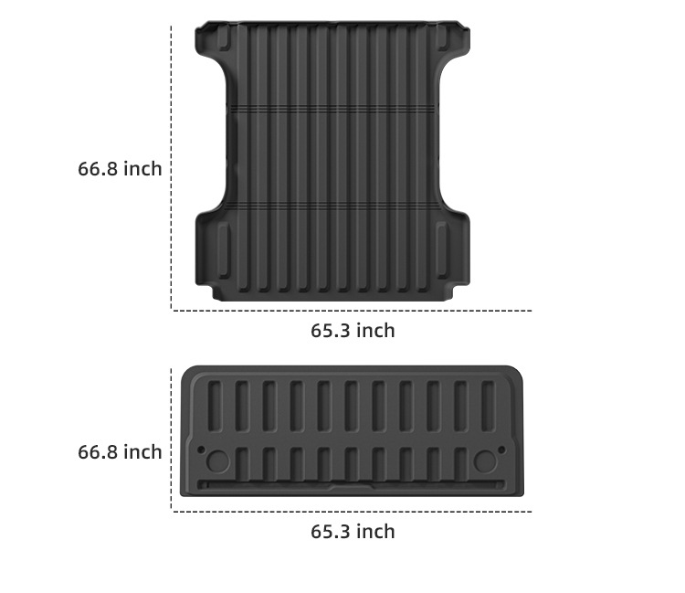 Suitable for 19-24 Dodge Ram 1500 Car Floor Mats Waterproof and Fully Environmentally Friendly Tpe Floor Mats