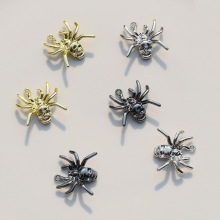 欧美风万圣节骷髅蜘蛛吊坠挂件 diy手工耳环耳饰手链项链材料配件