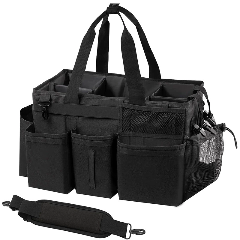 Коробка для хранения и уборки большой емкости, портативный портативный ящик для инструментов, трансграничная сумка для хранения бытовых чистящих инструментов