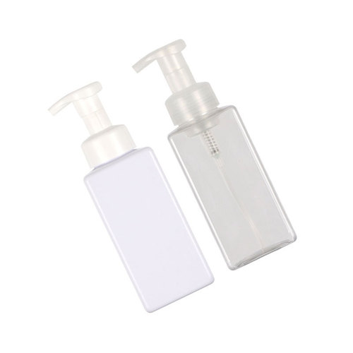 250/500ML Facial Cleanser Mousse Foaming Bottle PET Transparent Foam Bottle No-Rinse Disinfection Hand Sanitizer Empty Bottle