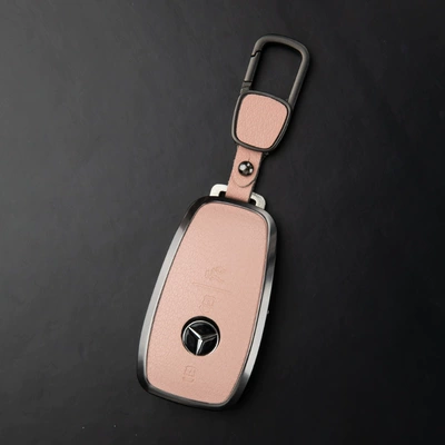 Car key bag: S400L Shell, S-Class 450L Leather - model-a-maybach-square-buckle-sakura-pink