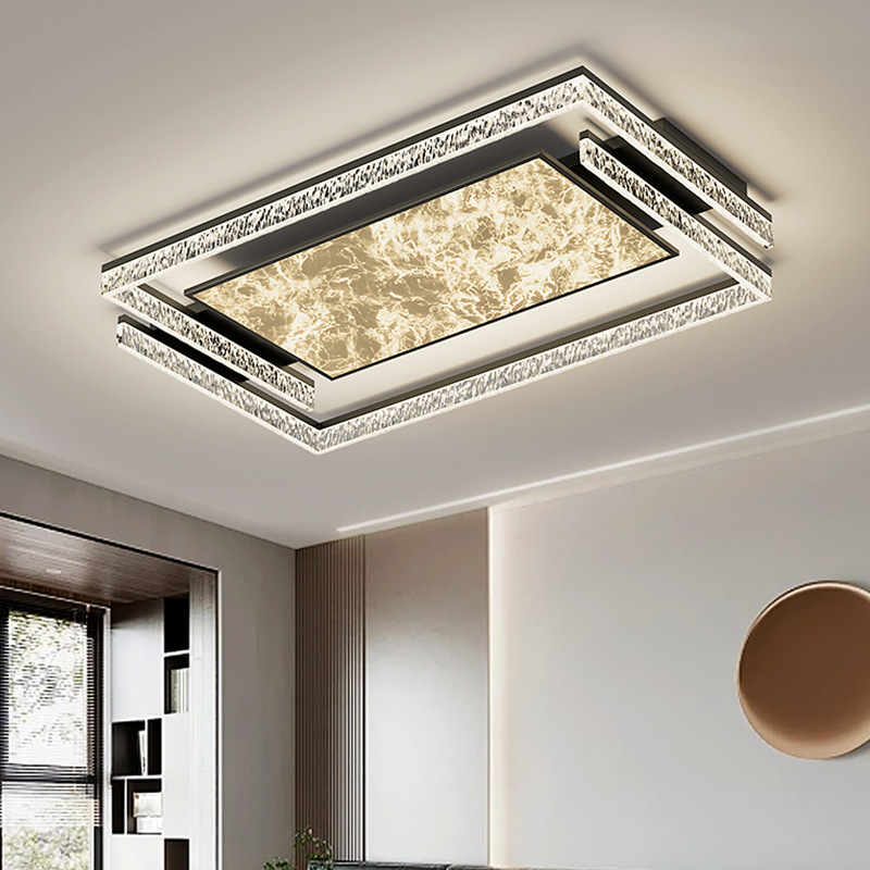 Luz de sala de estar italiana simple lujo nórdico atmósfera doméstica luz principal sala de estar luz de techo toda la casa