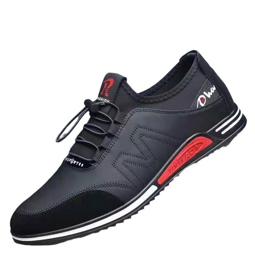 Men's Casual Shoes  New Korean Style Versatile Platform Shoes Fashion Soft Sole Chef Shoes Lazy Shoes Cross-border Men's Shoes