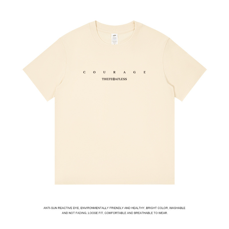 メンズピュアコットン半袖Tシャツメンズ夏新作ルーズハイエンドハンサムトレンディブランドTシャツボトリングシャツレディースイン|undefined