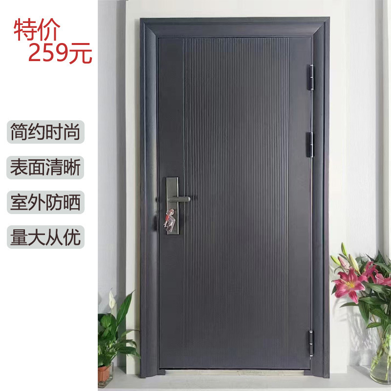 Anti-Theft Door, Entrance Door, Household Steel Casement Window, Rural Door, Indoor and Outdoor Engineering Door, Single Door