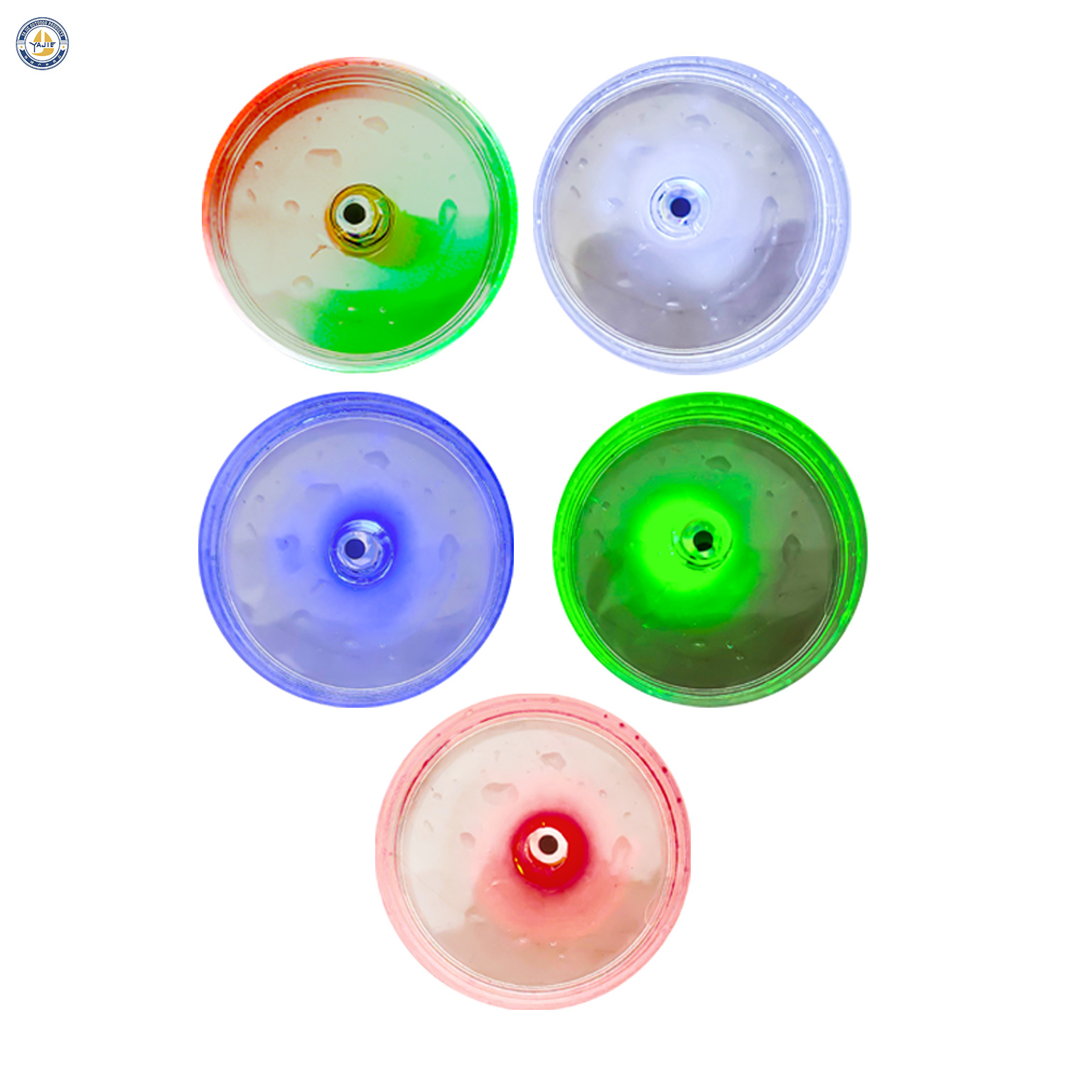 New Fish-Attracting Light Led Perforated Multi-Purpose Fish Gathering Light 15mm Small Fish Eye Button Fish Gathering Light Waterproof Night Fishing Light