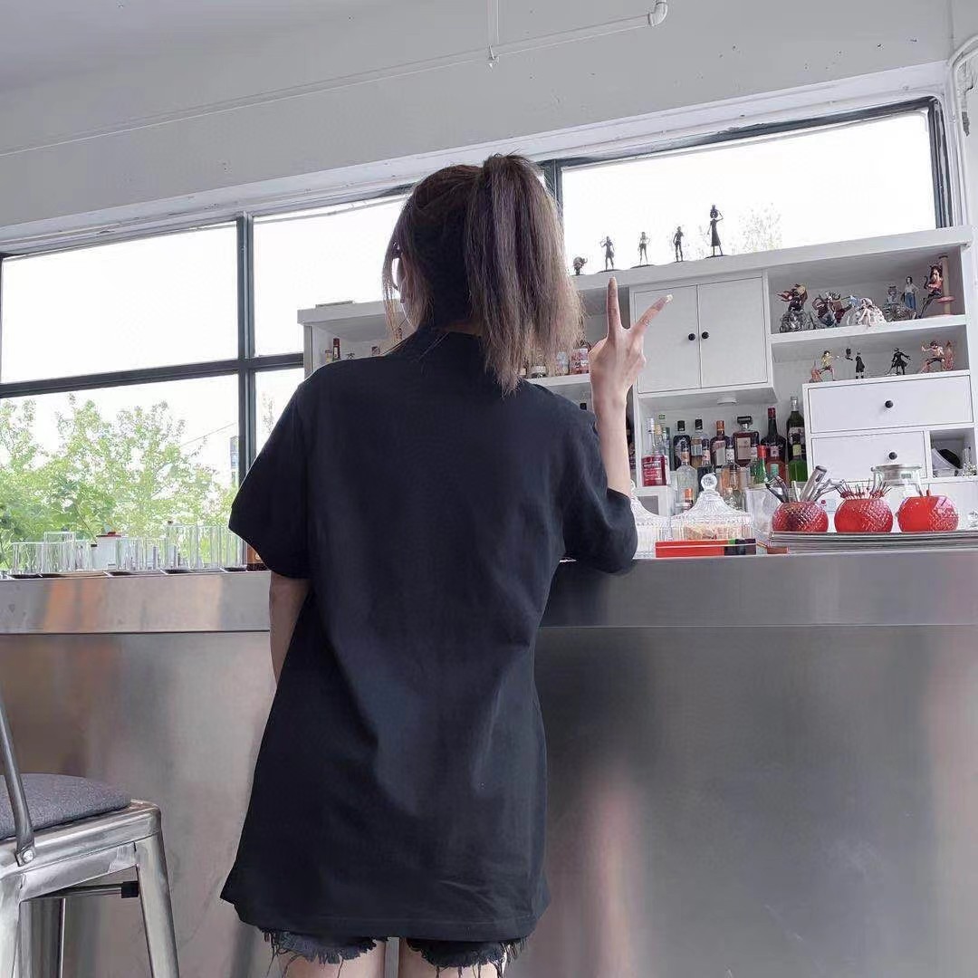 MlB Yankees Classic Series Chest Large Logo Couple Polo Shirt Short-sleeved Sports Casual Loose All-match