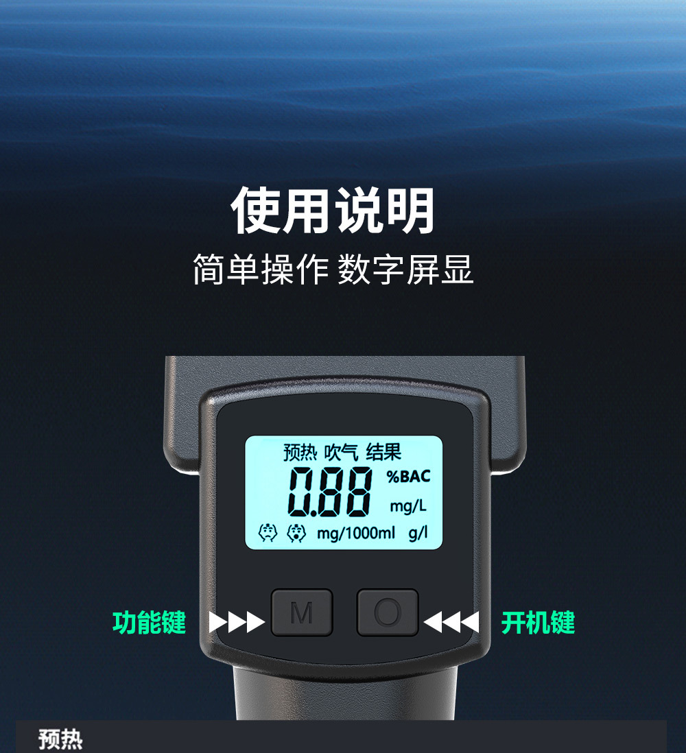 2025 new car alcohol detector car safety broken glass supplies cross-border manufacturers dedicated charging