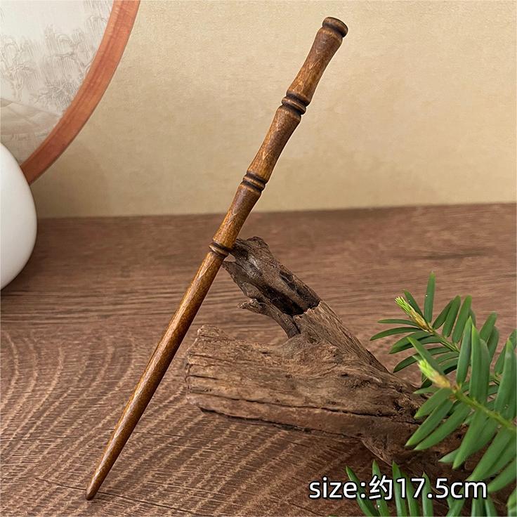 Clip de cabello de madera de sándalo estilo antiguo bambú festival de cabello de madera de cabeza de mujer moderna simple tocado cheongsam chino cabello de cabello