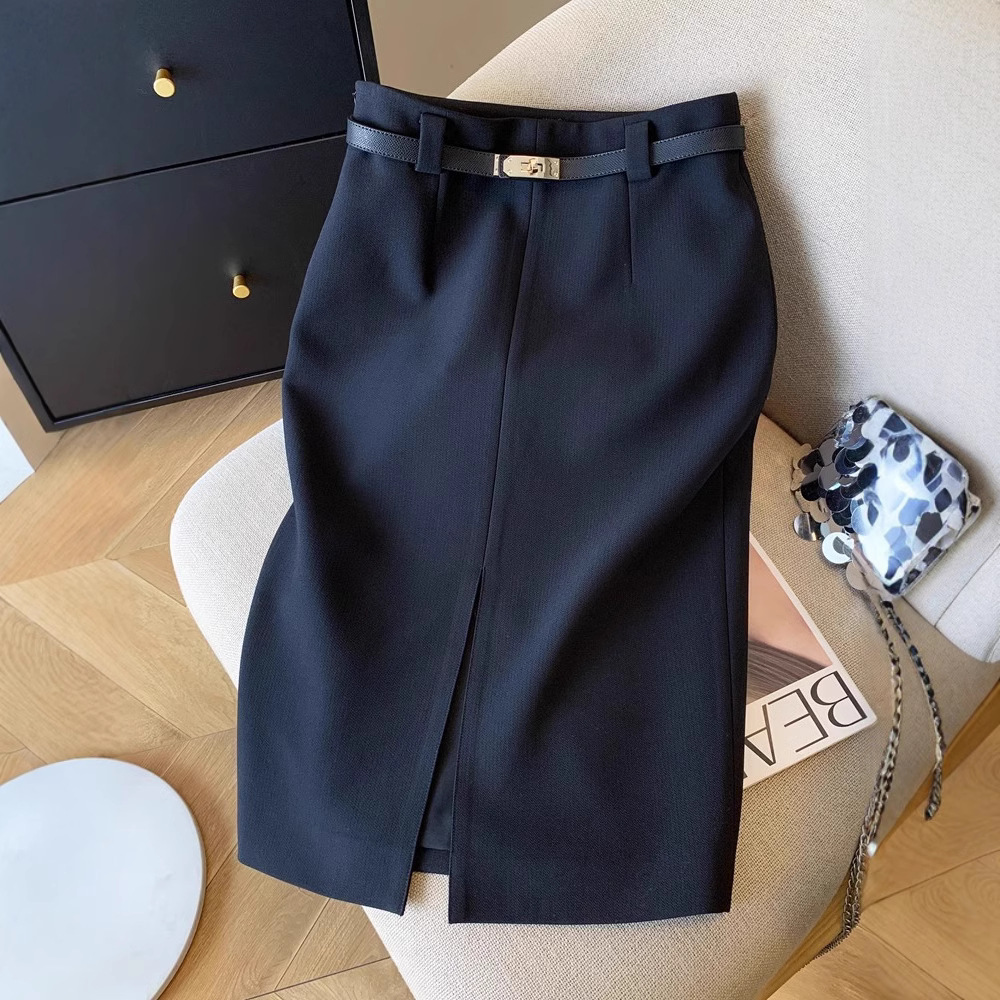 Ready Stock Spring and Summer New Good-Looking Skirt Workplace Women's Suit Skirt Sexy Skirt Hip-Covering Skirt