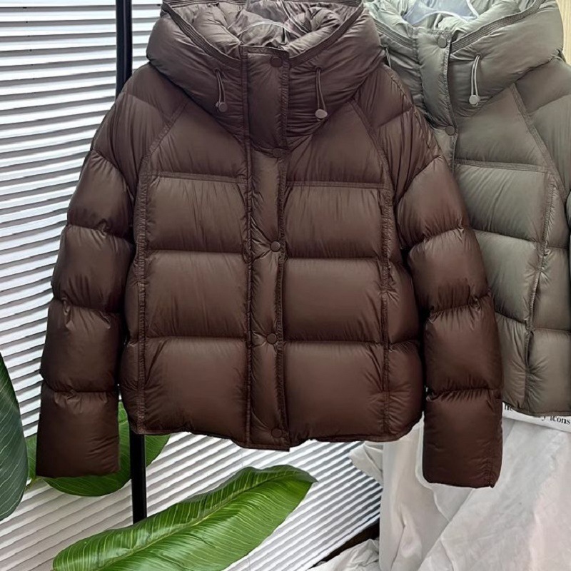 Puff corto moda casual ropa de algodón para mujeres otoño y invierno 2025 nuevo suelto con capuzas abrigo de pan de moda image 8