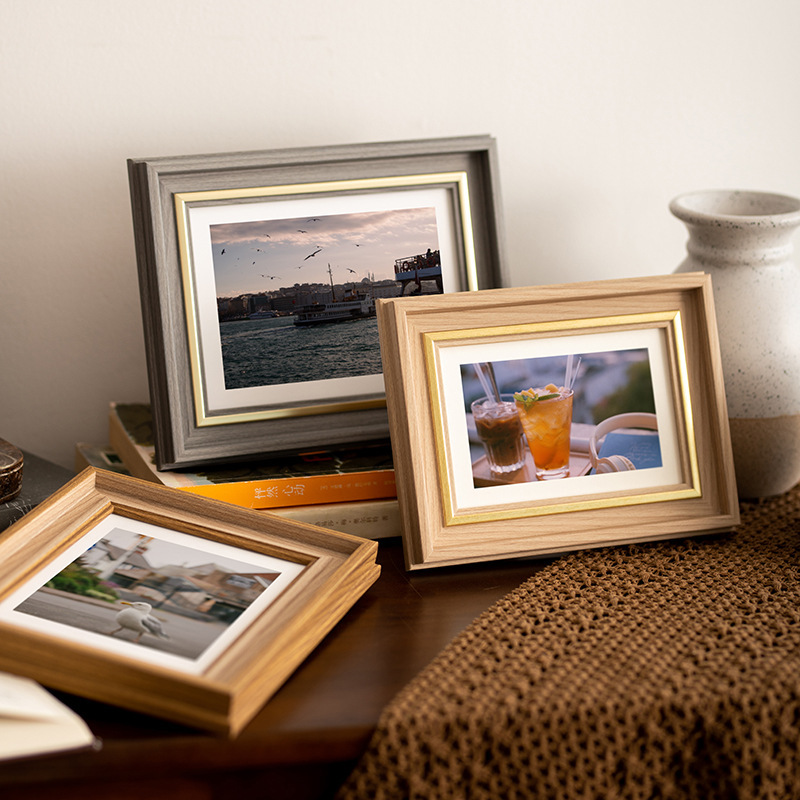 Light luxury photo frame table 56 inch 78 inch 10 inch A4 simple American wall hanging frame home decoration children's photo frame Light luxury photo frame table 56 inch 78 inch 10 inch A4 simple American wall hanging frame home decoration children's photo frame