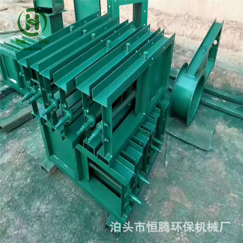 400*400手动插板阀除尘过料插板阀水渠手动插板阀圆形方形闸阀