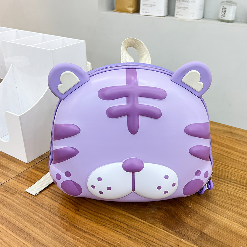 Nueva moda jardín de infantes mochila material EVA tigre de dibujos animados mochila de hombro para niños mochila de viaje casual para niños