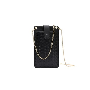 Cross-Border Hot Selling Woven Pattern Chain Small Bag Shoulder Crossbody Bag Mobile Phone Bag Outdoor Travel Compact Mini Bag