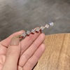 Hair accessory, zirconium from pearl, hairgrip, fashionable bangs, hairpins, simple and elegant design, internet celebrity