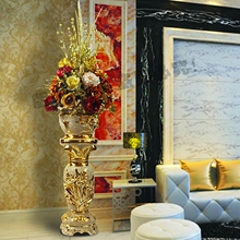 洛丽塔欧式大型落地罗马柱套装花艺 客厅酒店装饰花艺仿真花假花