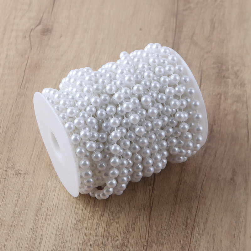 Yongxiang Flower Art Pearl Chain Material de embalaje de flores Ramo redondo Decoración Cadena de perlas Fabricante Precio al por mayor Asequible