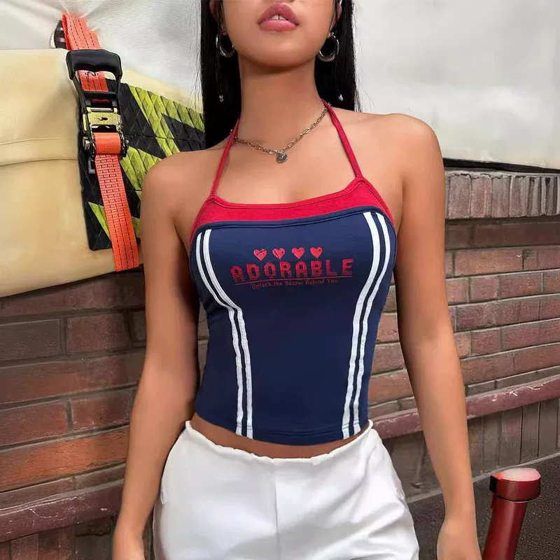 Sexy sports tank top hip-hop style, vest, tight