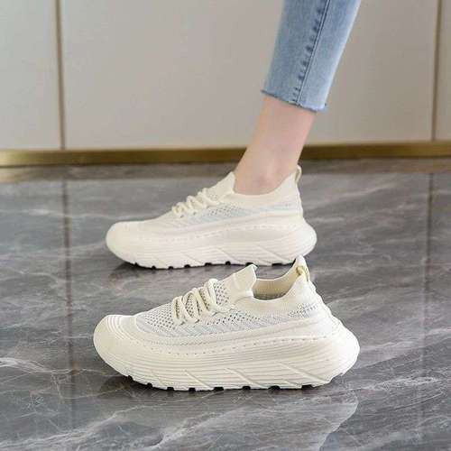 Stomping black work shoes for women, soft sole, doesn't tire feet, kitchen anti-slip, KFC summer breathable, size 34 sports shoes