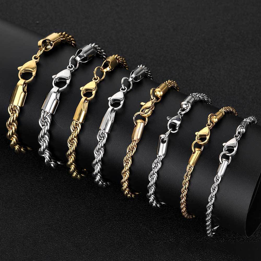 Colar de corrente dourada para homem estilo hip-hop aço_voghion.com