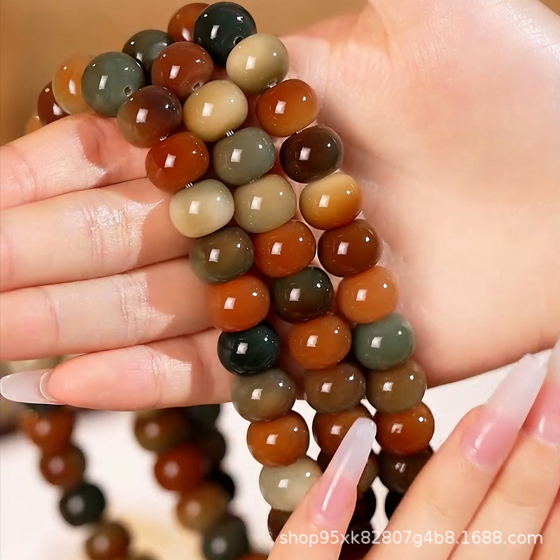 Dunhuang Feitian 108 Bodhi Seeds Handheld Bracelet for Men and Women, Prayer Beads, Buddhist Beads, Necklace Bracelet Jewelry