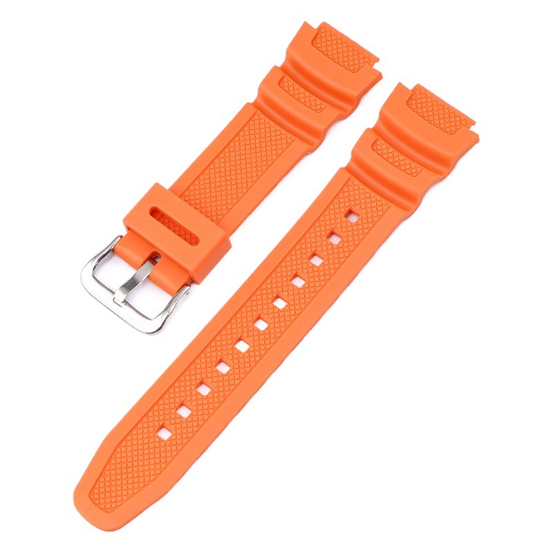 Replacement Suitable for Casio Strap Ae-1000W/Aq-S810W Watch Strap 18mm Convex Rubber Strap