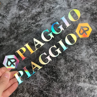 适用于比亚乔vespa摩托车反光贴纸踏板PIAGGIO立体车标3D字母贴花