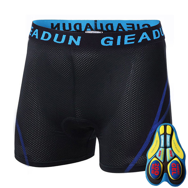 Cycling Underwear Shorts Wholesale Thickened Silicone Cushion Men's and Women's Breathable Mountain Bike Shorts