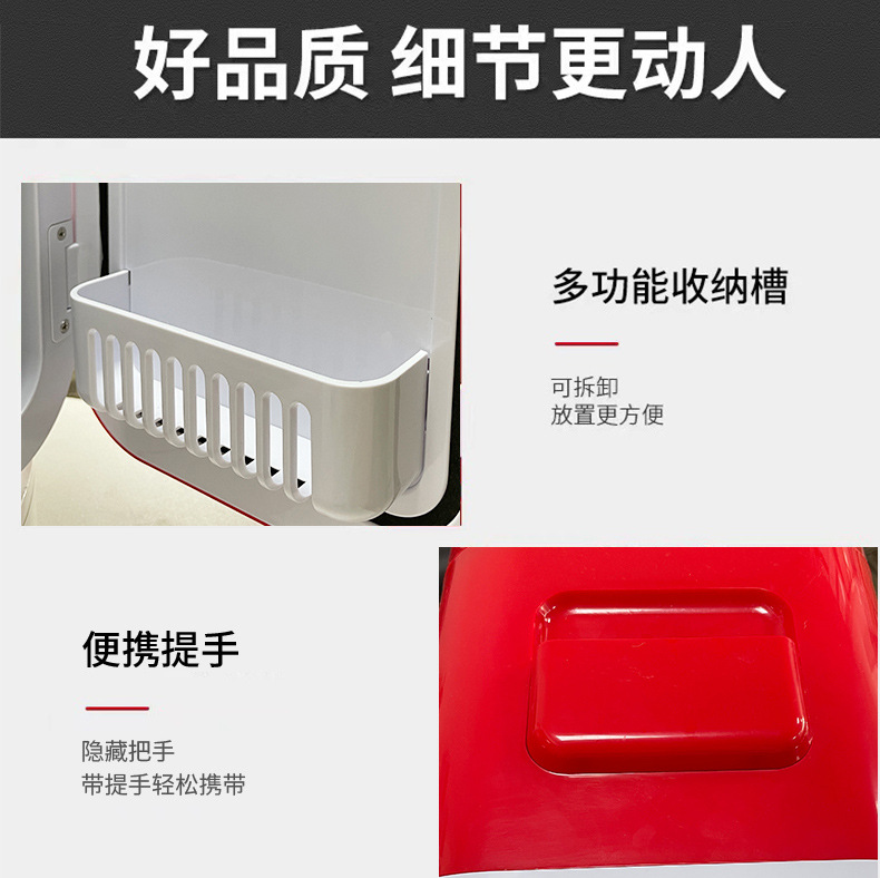 Coca-Cola Mini Refrigerator Car Refrigerator Small Cosmetic Beverage Dual-use Dormitory Household Mini Wholesale