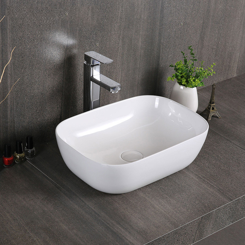Mini washbasin ceramic sink bathroom sink small washbasin for balcony