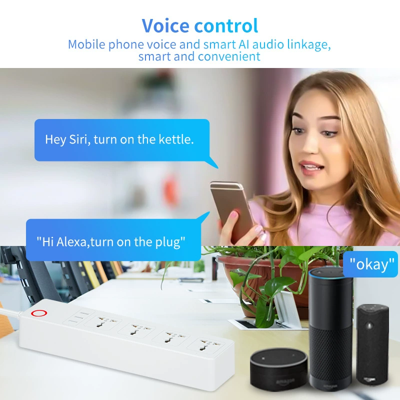 Multi-plug plug-in board; Doodle WIFI plug-in European standard intelligent remote switch plug-in European standard US standard universal socket