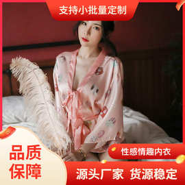 情趣内衣性感套装女可爱印花和服腰带日式诱惑情趣和服代发外贸3#