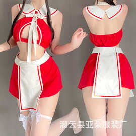 林林婷情趣内衣性感免脱乳水手服纯欲上挑调情小胸套装2647