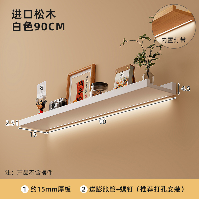 90X15CM-Blanco cálido con laca★Envía tira de luz LED luminosa