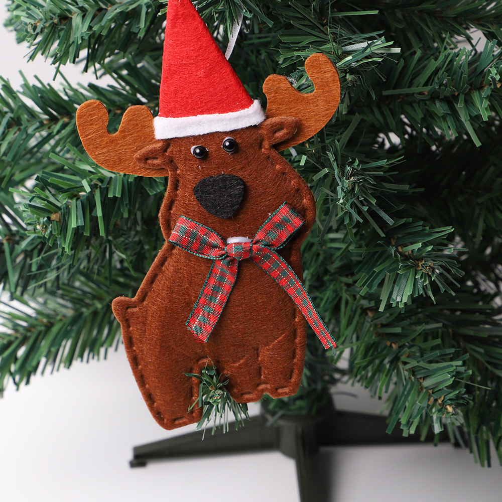 圣诞毛毡挂件图1 (7)