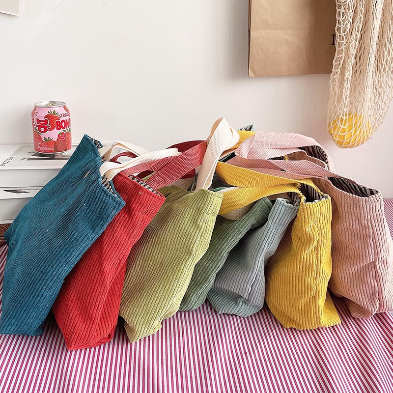 Women's Vintage Style Solid Color Polyester Shopping Bags display picture 2