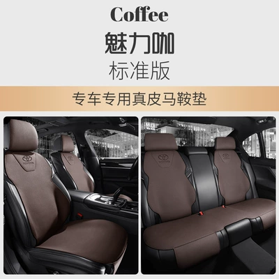 Saddle Pads, Modelə uyğun (Original) oturacaq örtükləri - genuine-leather-custom-charm-5-seater-standard-edition-toyota-custom-car-genuine-leather-saddle-pad