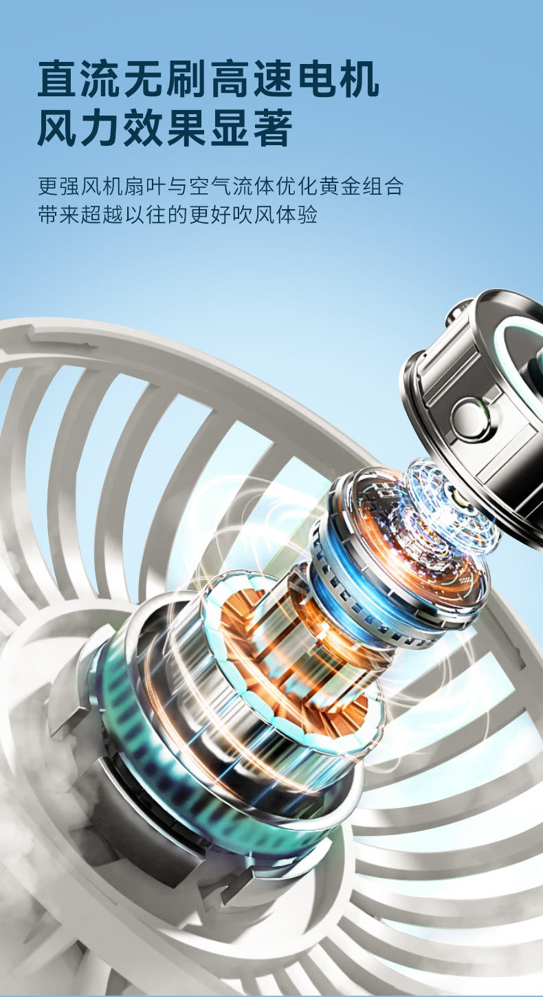 桌面手持小风扇