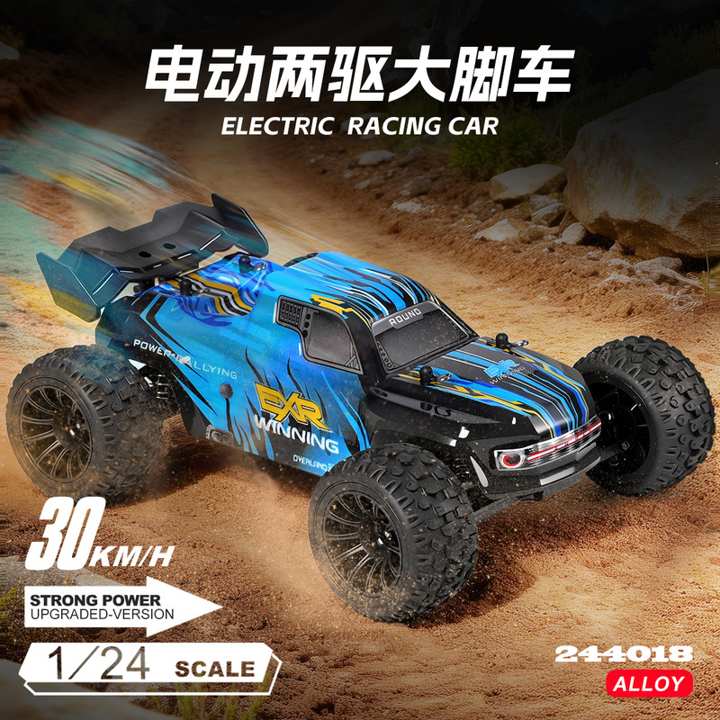 1:24 Electric Two-Wheel Drive Monster Truck 2.4g High-Speed Off-Road Climbing Remote Control Car for Boys Rc Rechargeable Toy Car 1:24 Electric Two-Wheel Drive Monster Truck 2.4g High-Speed Off-Road Climbing Remote Control Car for Boys Rc Rechargeable Toy Car