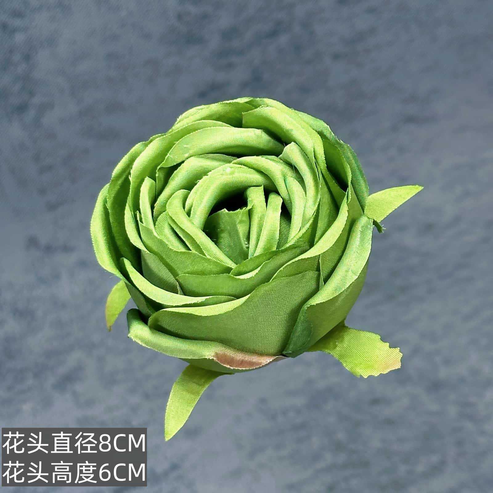 Franela artificial flor Rosa cabeza ramillete rojo boda flor pared tiro apoyos flor artificial arco flor artificial al por mayor