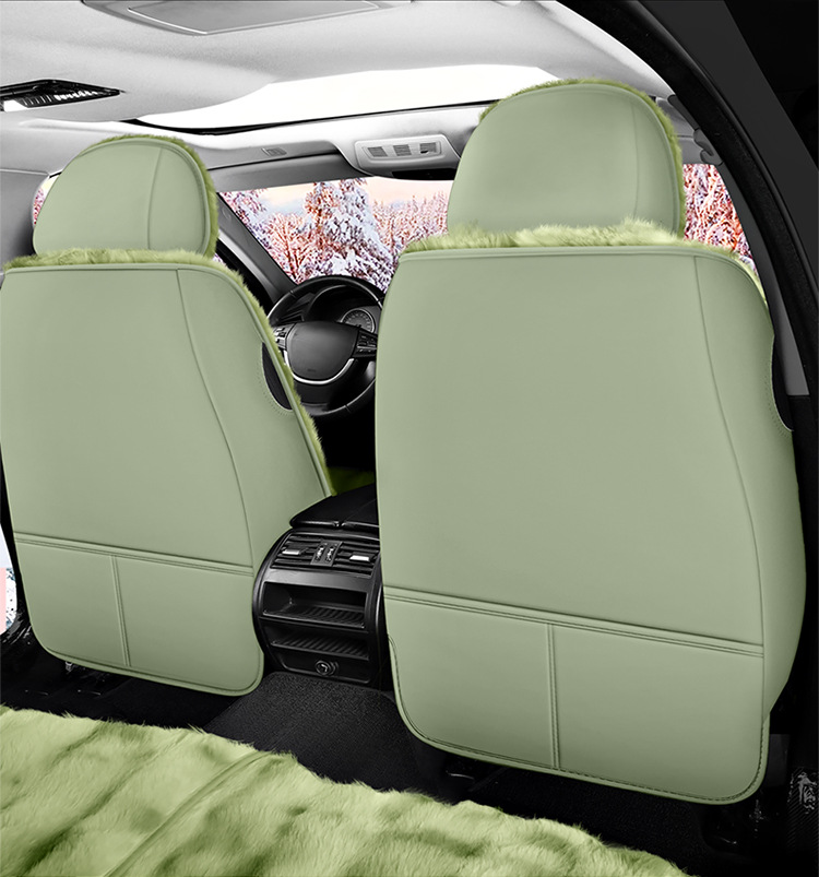 Winter New Plush Bubble Velvet Seat Cover Thickened fleece-lined Warm Full Envelope Car Cushion Multi-piece Car Cushion